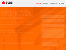 Tablet Screenshot of escolaespai.com